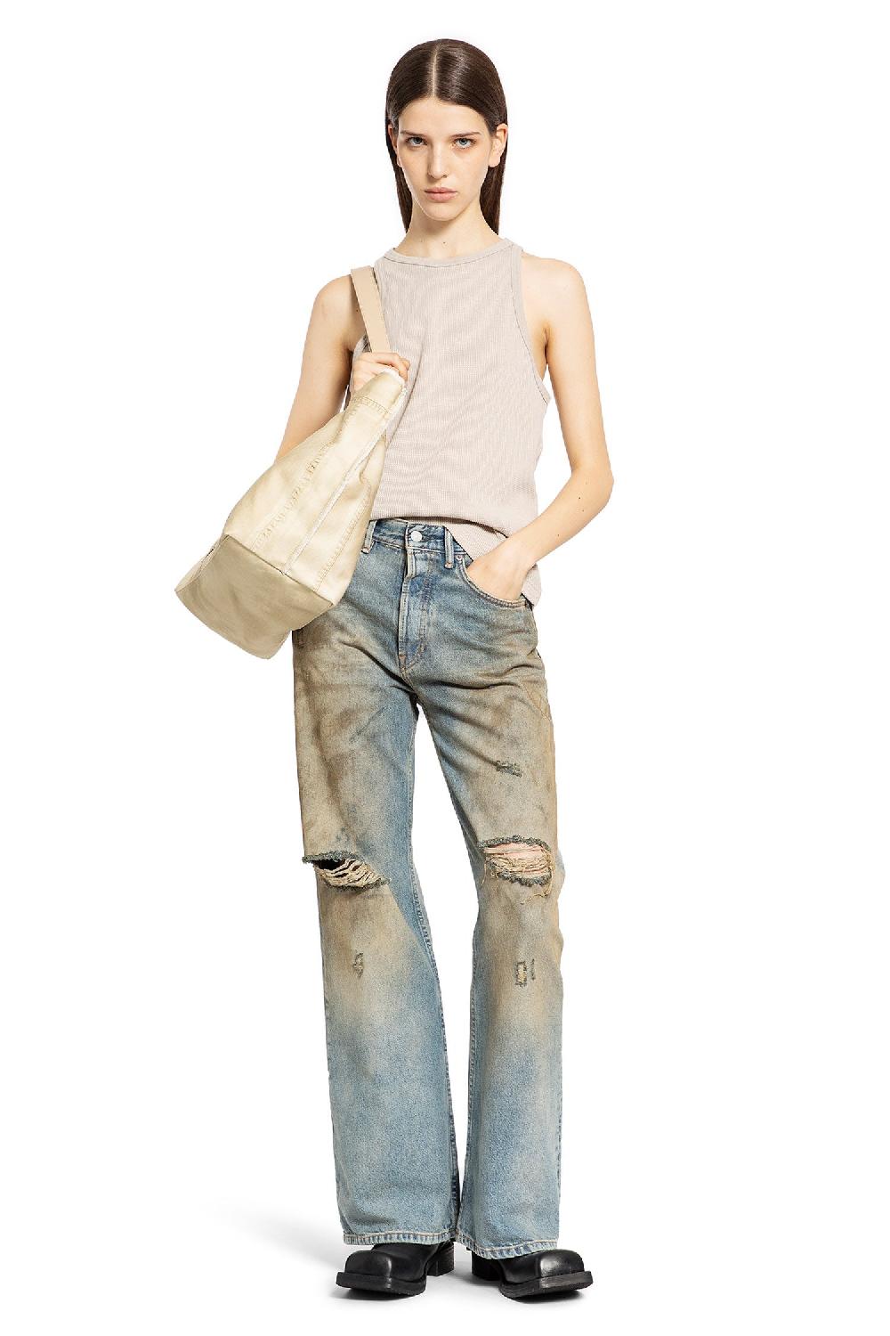Antonioli ACNE STUDIOS WOMAN GREY T-SHIRTS & TANK TOPS I Più Venduti