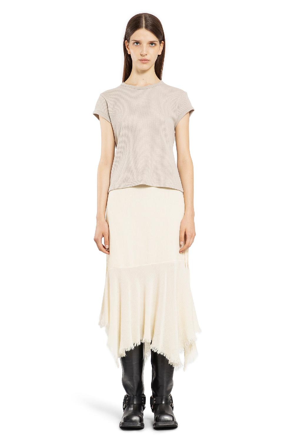 Antonioli ACNE STUDIOS WOMAN GREY T-SHIRTS & TANK TOPS Vendite Flash