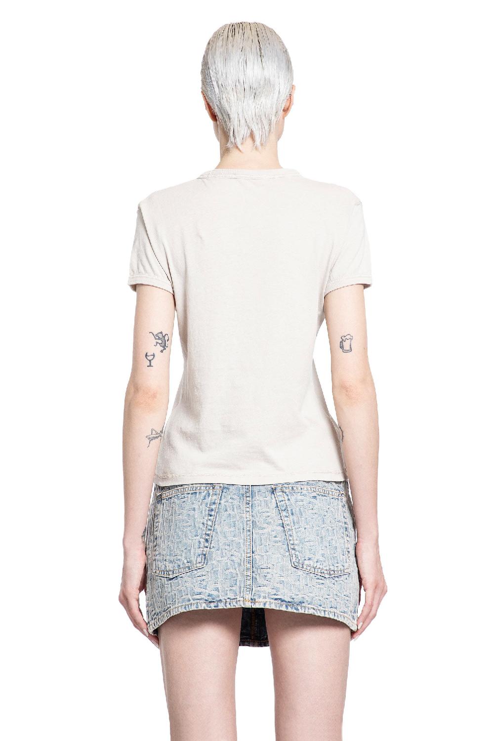 Antonioli ACNE STUDIOS WOMAN GREY T-SHIRTS & TANK TOPS Negozio