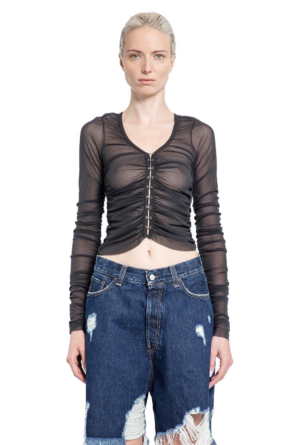Antonioli ACNE STUDIOS WOMAN GREY TOPS Moda