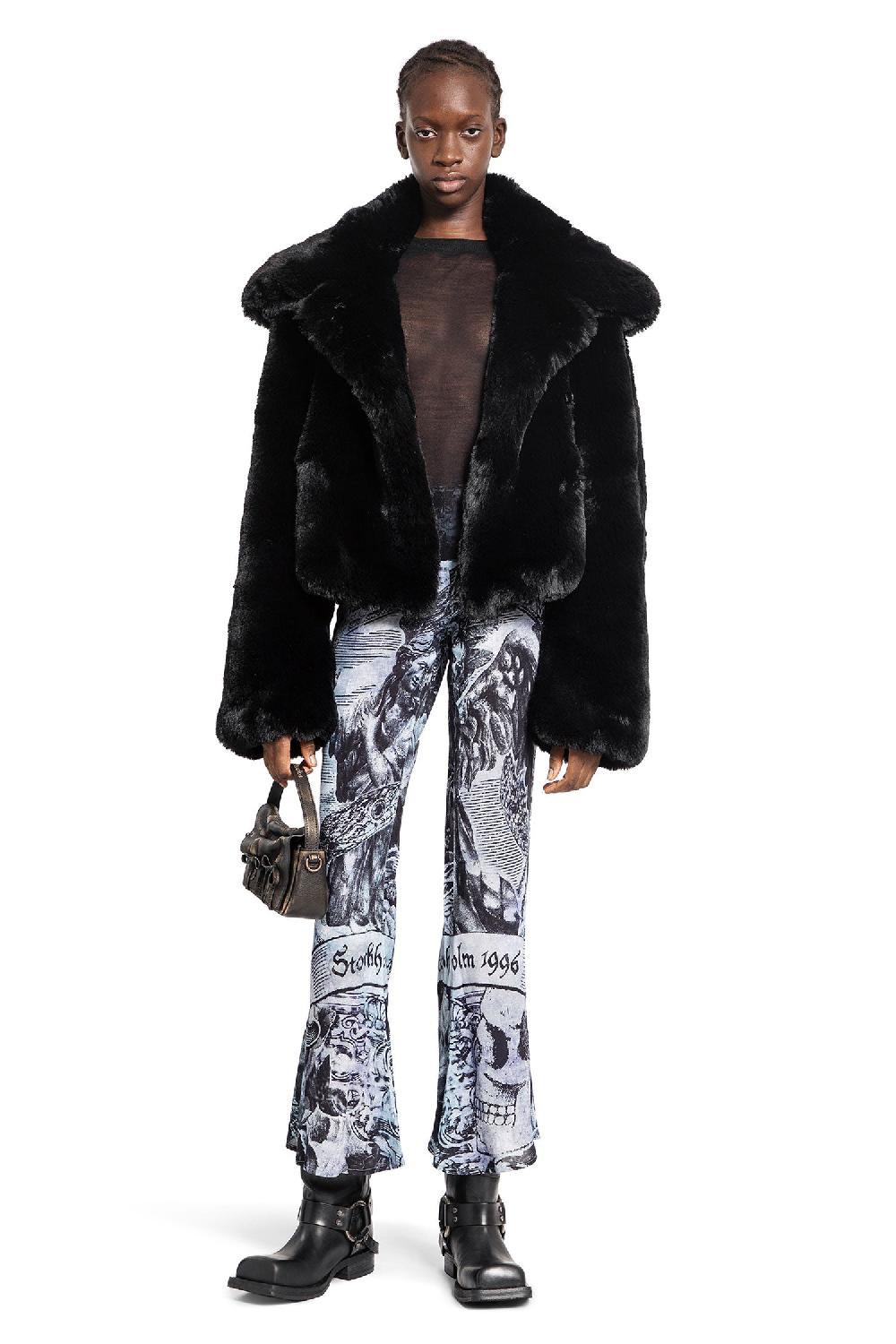 Antonioli ACNE STUDIOS WOMAN GREY TROUSERS 2025