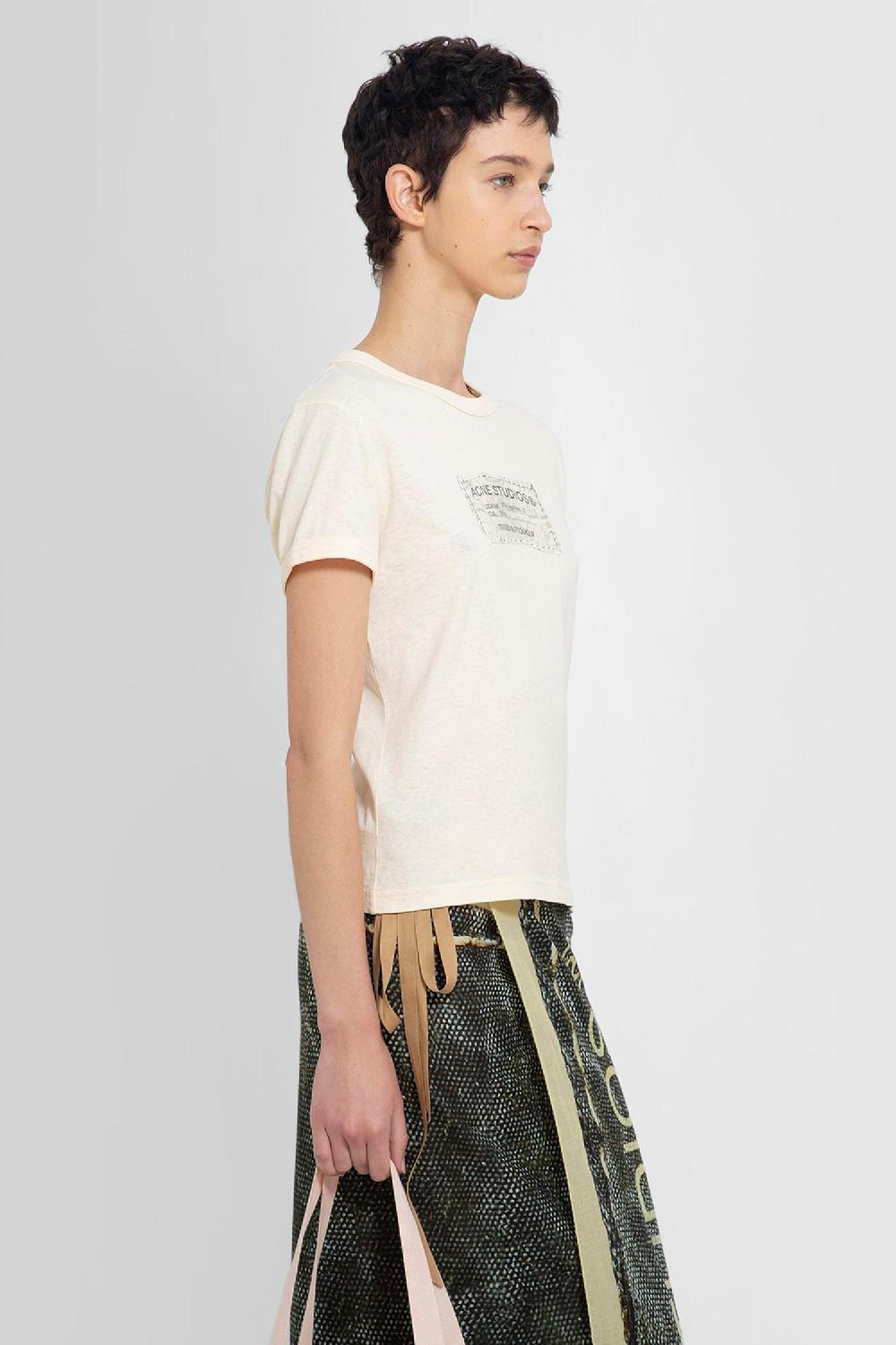 Antonioli ACNE STUDIOS WOMAN ORANGE T-SHIRTS & TANK TOPS Vendita