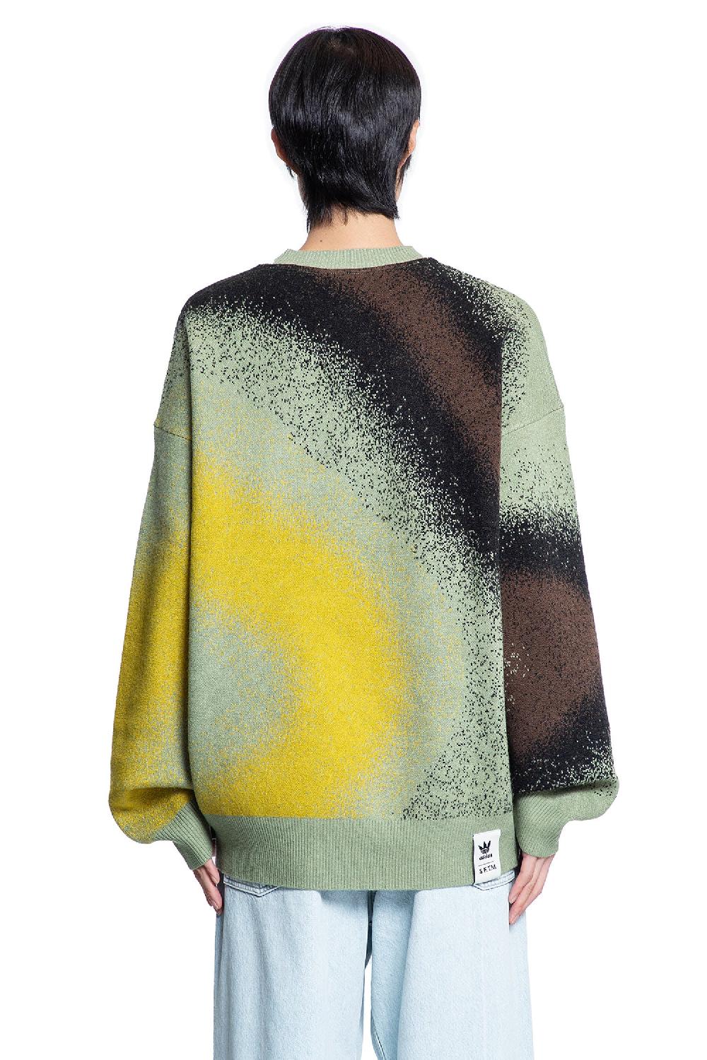 Antonioli ADIDAS MAN GREEN KNITWEAR Vendita Calda