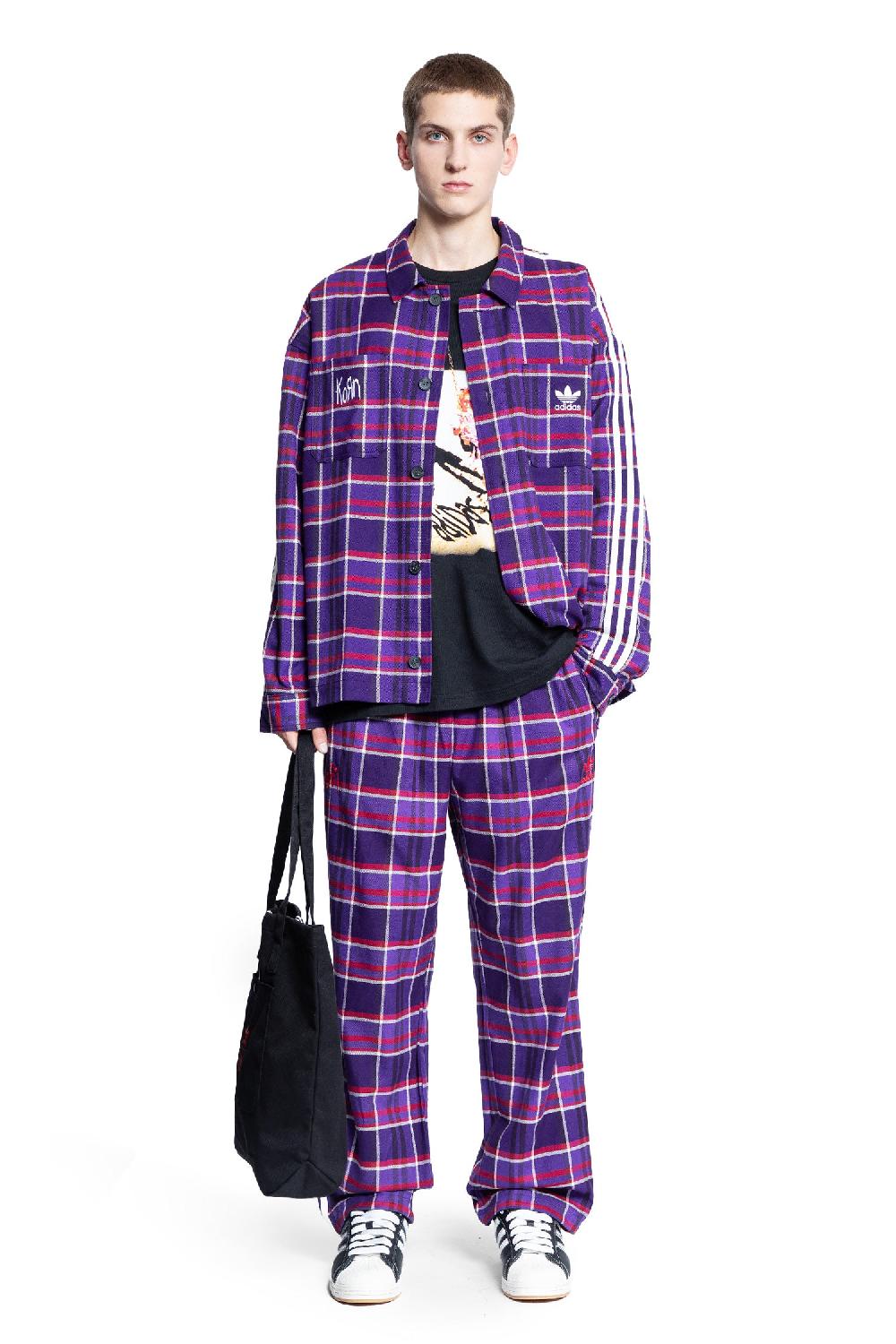 Antonioli ADIDAS MAN PURPLE JACKETS In Linea
