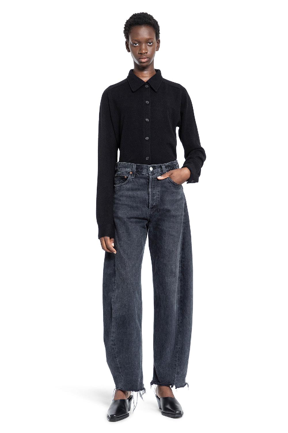 Antonioli AGOLDE WOMAN BLACK JEANS Economico