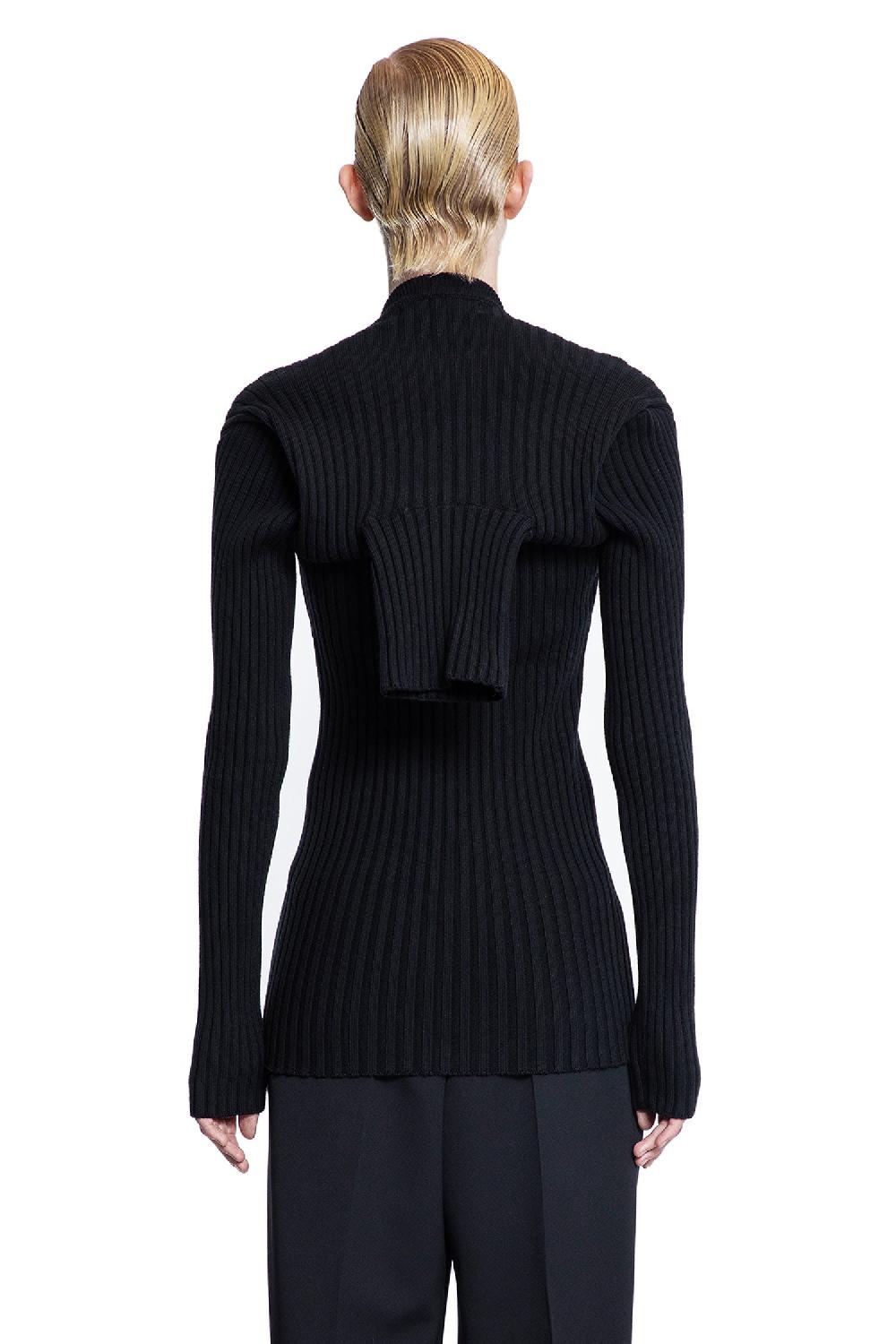 Antonioli ALAINPAUL WOMAN BLACK KNITWEAR Nuova