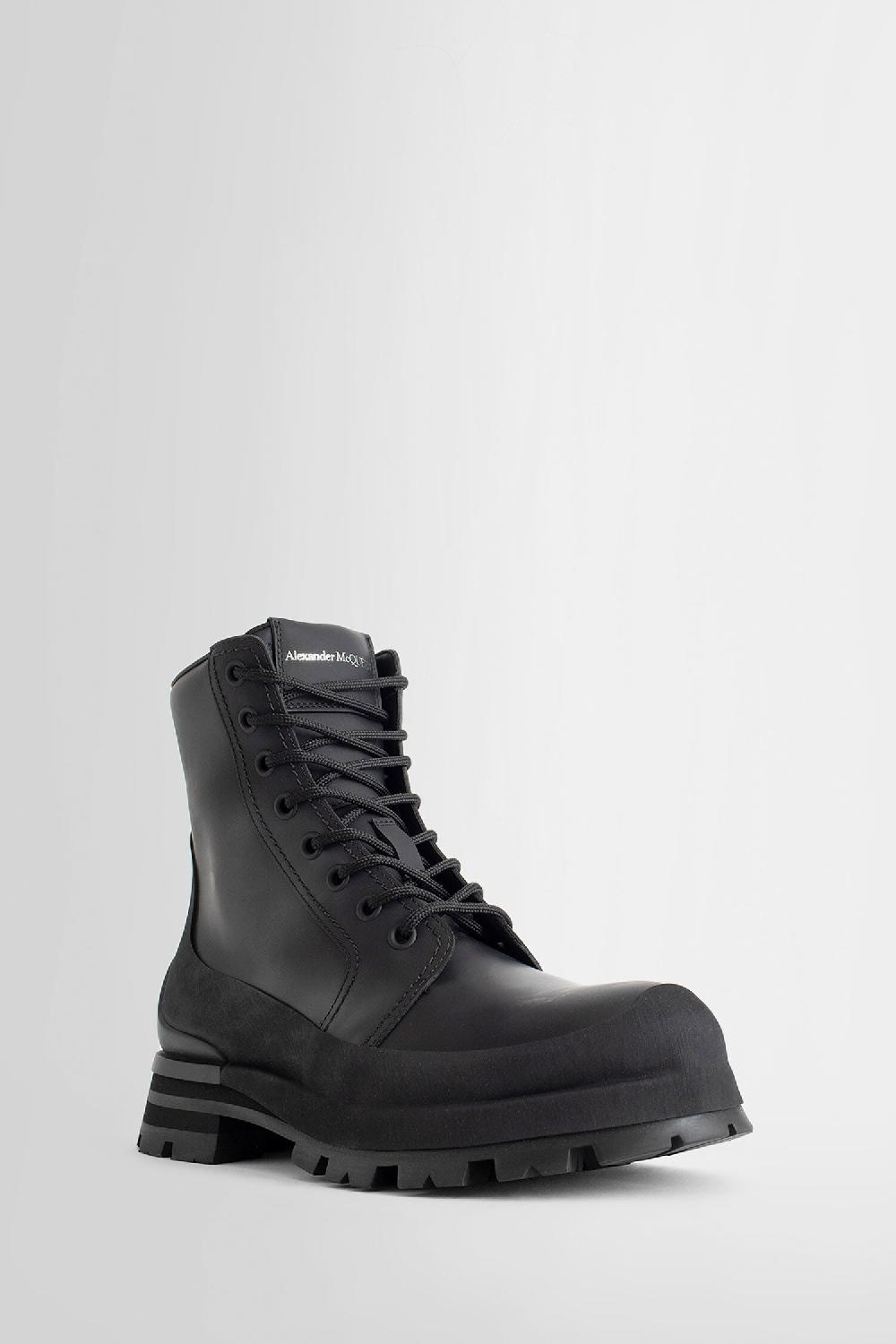 Antonioli ALEXANDER MCQUEEN MAN BLACK BOOTS Pezzi Unici