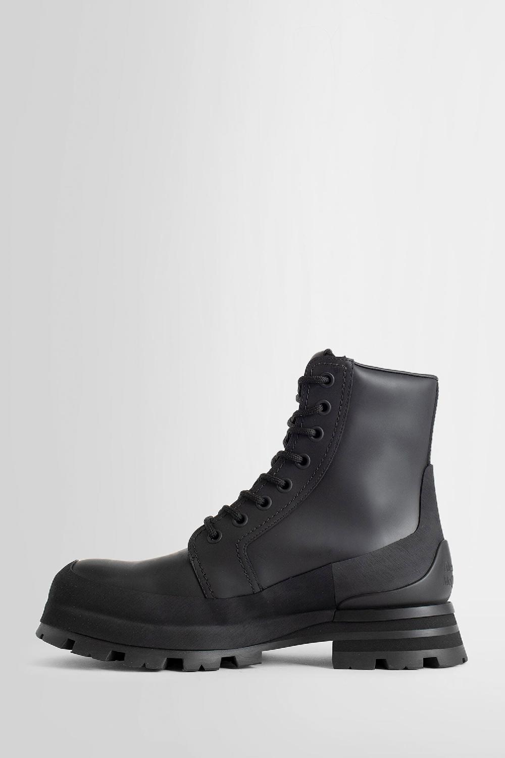 Antonioli ALEXANDER MCQUEEN MAN BLACK BOOTS Pezzi Unici