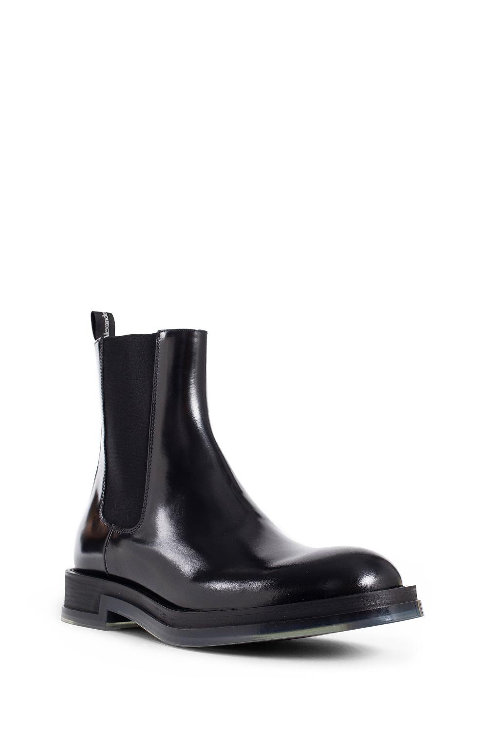 Antonioli ALEXANDER MCQUEEN MAN BLACK BOOTS Qualità Garantita
