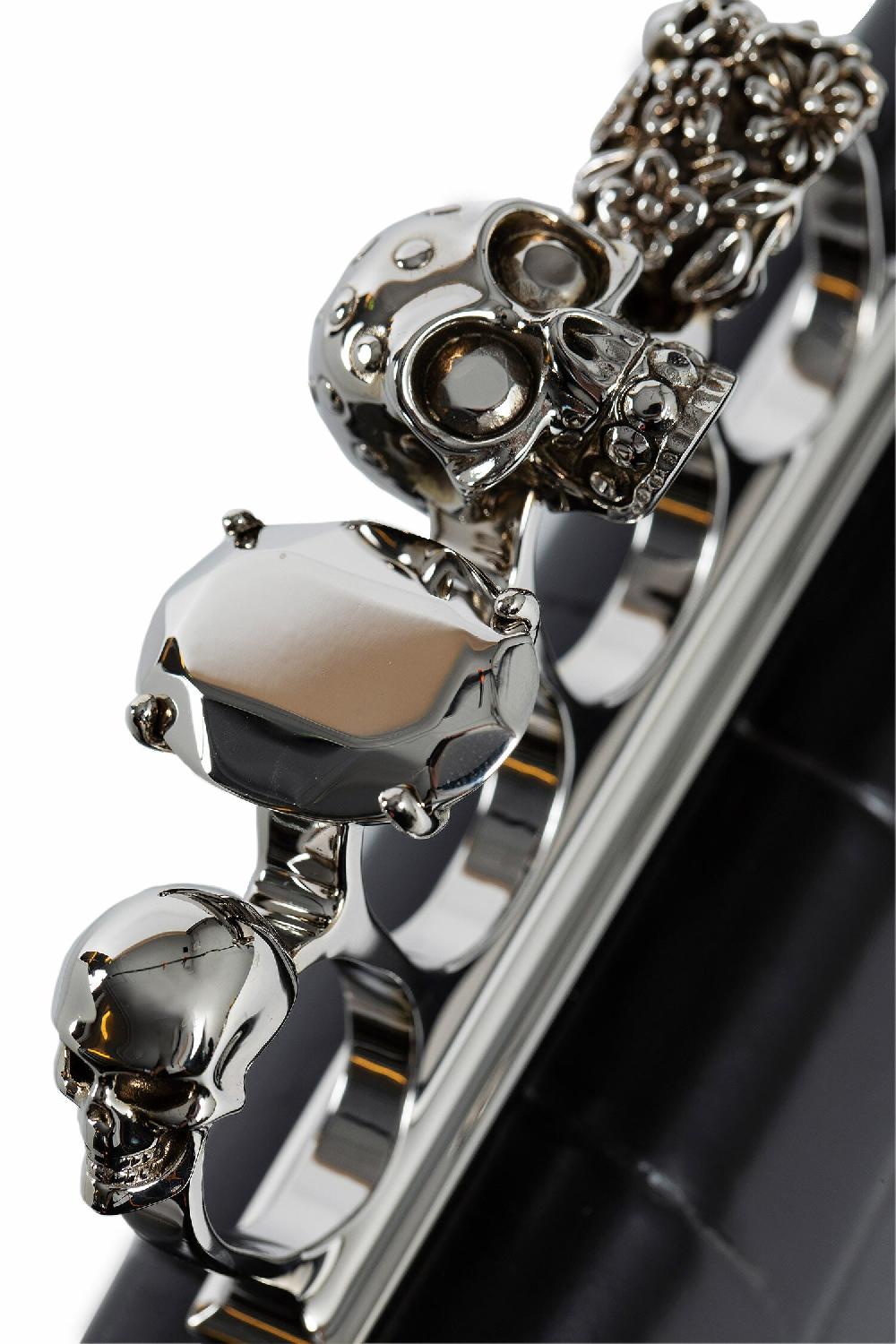 Antonioli ALEXANDER MCQUEEN MAN BLACK CLUTCHES & POUCHES Consegna Veloce