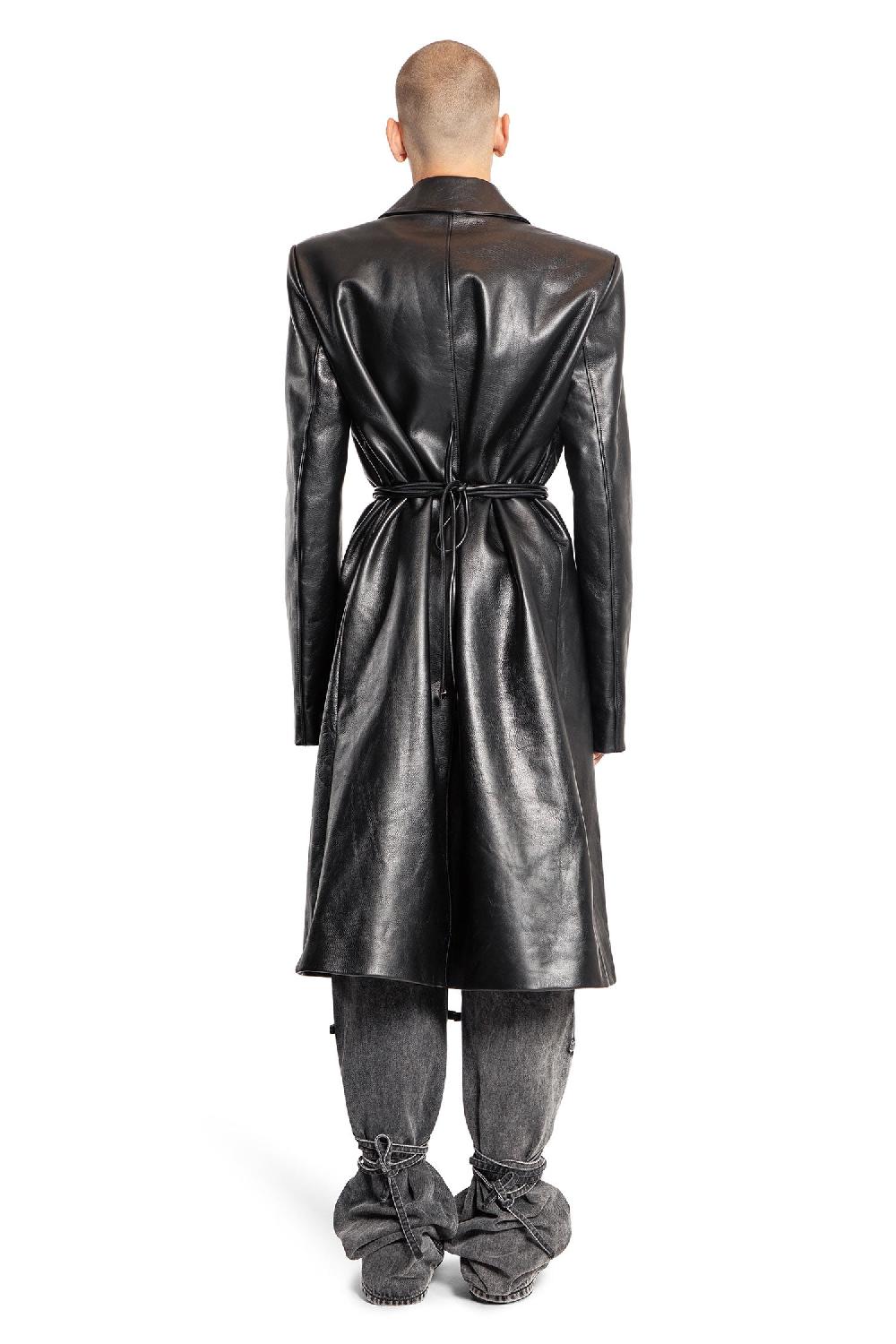 Antonioli ALEXANDER MCQUEEN MAN BLACK COATS Promozione Limitata
