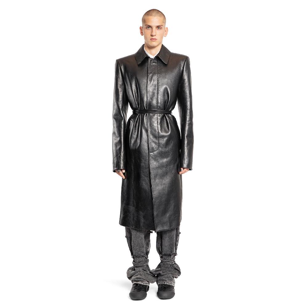 Antonioli ALEXANDER MCQUEEN MAN BLACK COATS Promozione Limitata
