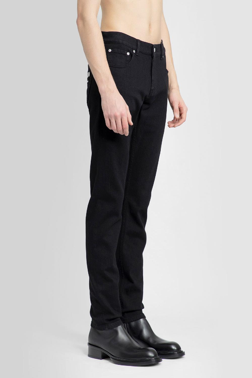 Antonioli ALEXANDER MCQUEEN MAN BLACK JEANS Sottocosto