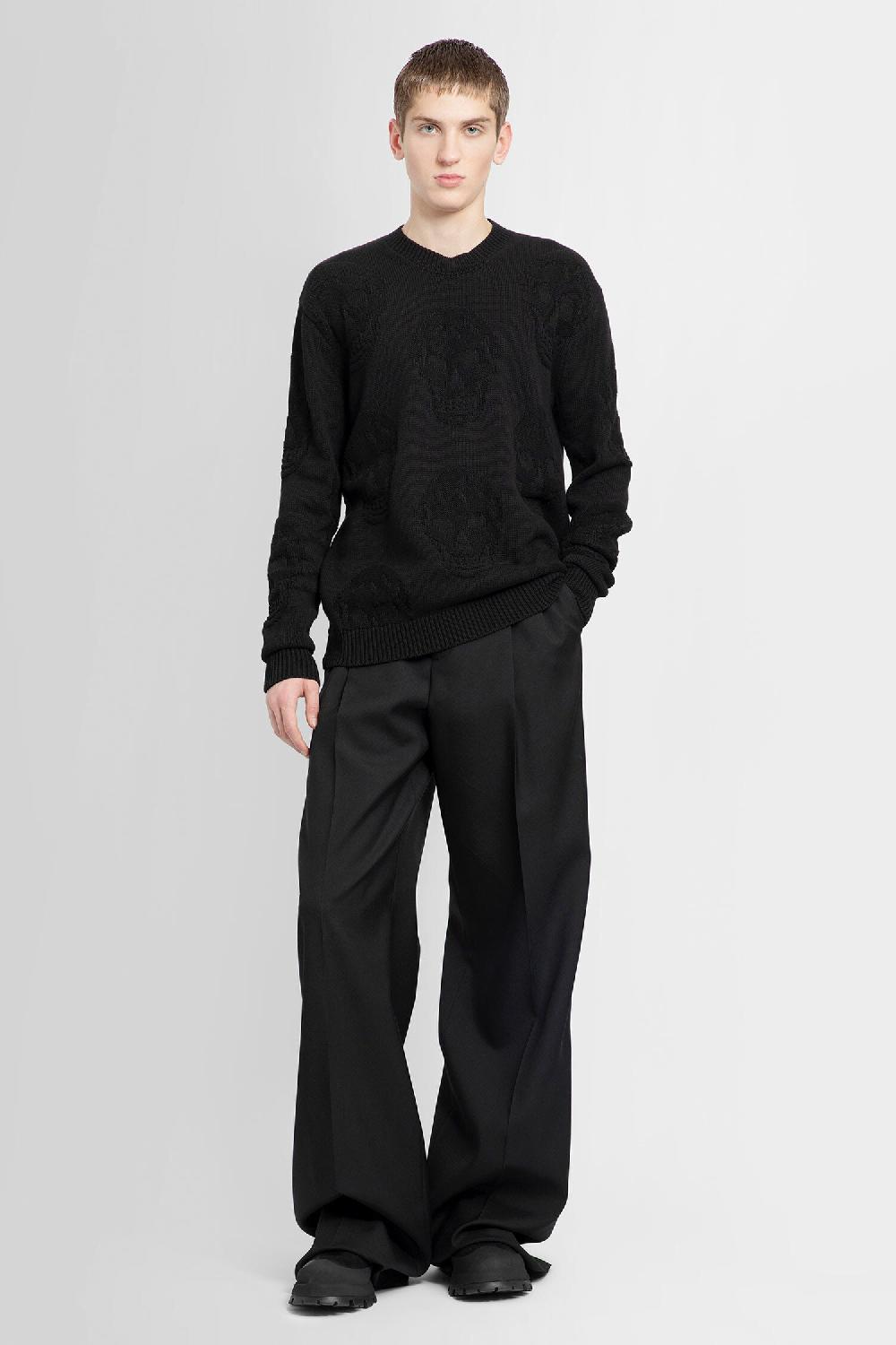 Antonioli ALEXANDER MCQUEEN MAN BLACK KNITWEAR Sconto