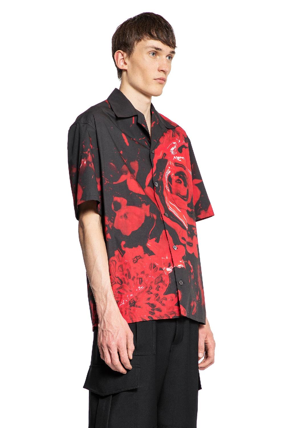 Antonioli ALEXANDER MCQUEEN MAN BLACK SHIRTS Saldi