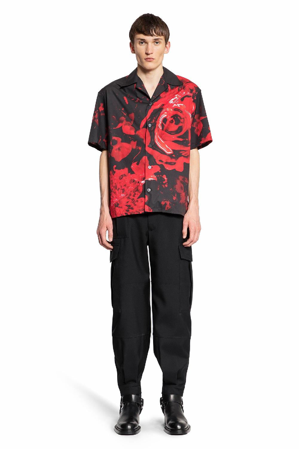 Antonioli ALEXANDER MCQUEEN MAN BLACK SHIRTS Saldi