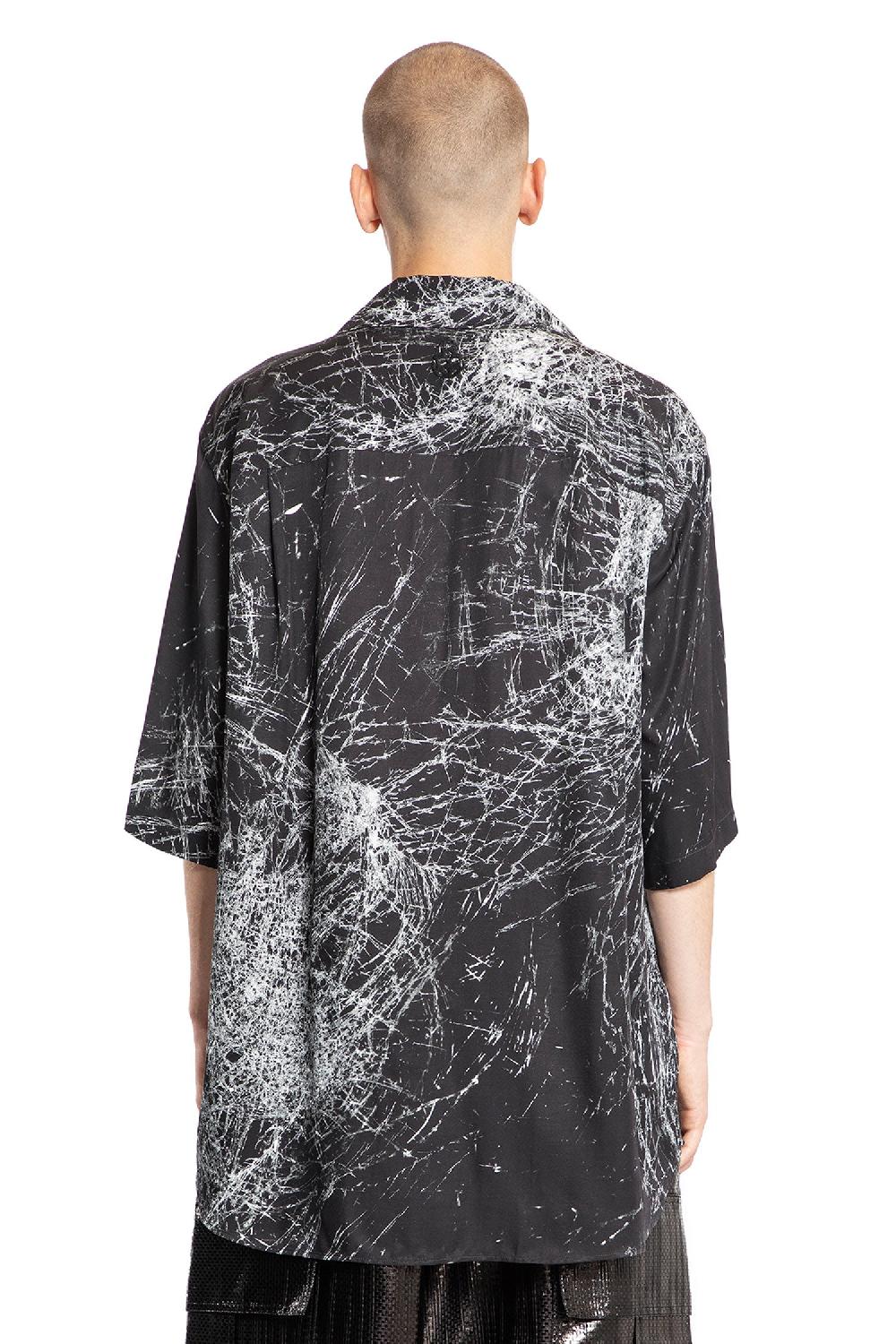 Antonioli ALEXANDER MCQUEEN MAN BLACK SHIRTS Vendita Calda