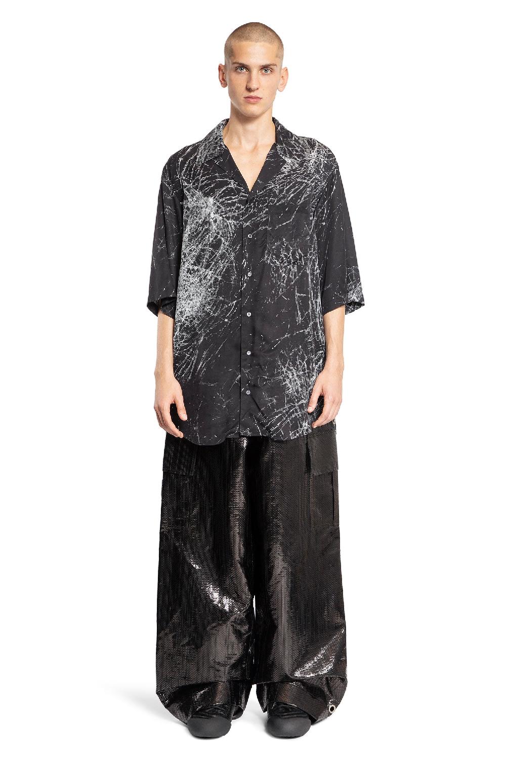 Antonioli ALEXANDER MCQUEEN MAN BLACK SHIRTS Vendita Calda