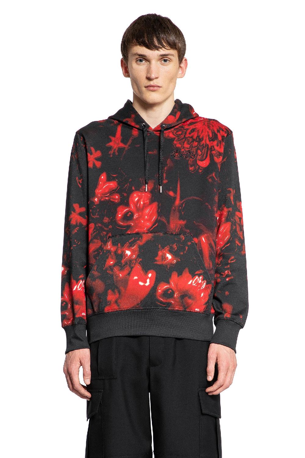 Antonioli ALEXANDER MCQUEEN MAN BLACK SWEATSHIRTS Negozio