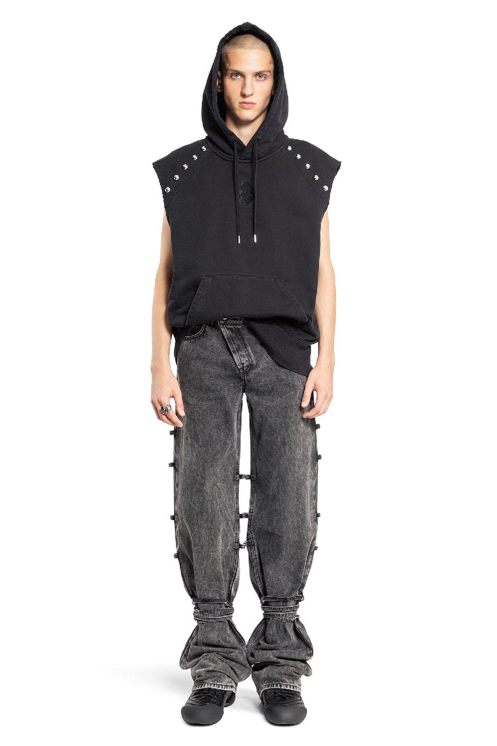 Antonioli ALEXANDER MCQUEEN MAN BLACK SWEATSHIRTS In Saldo