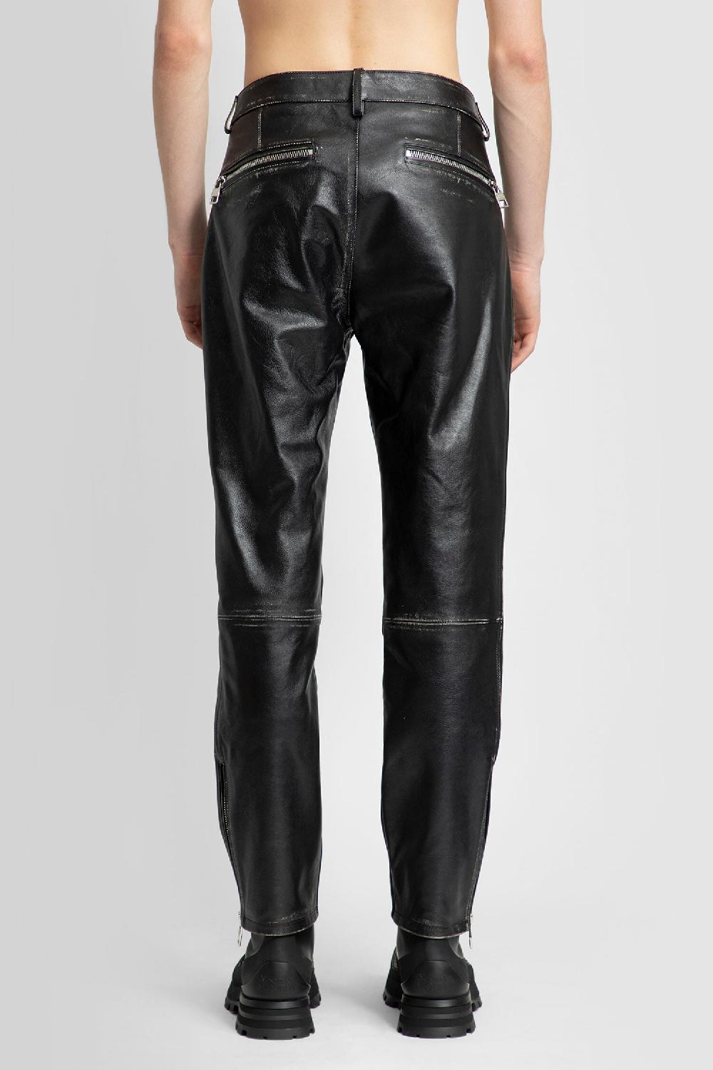 Antonioli ALEXANDER MCQUEEN MAN BLACK TROUSERS Nuovo