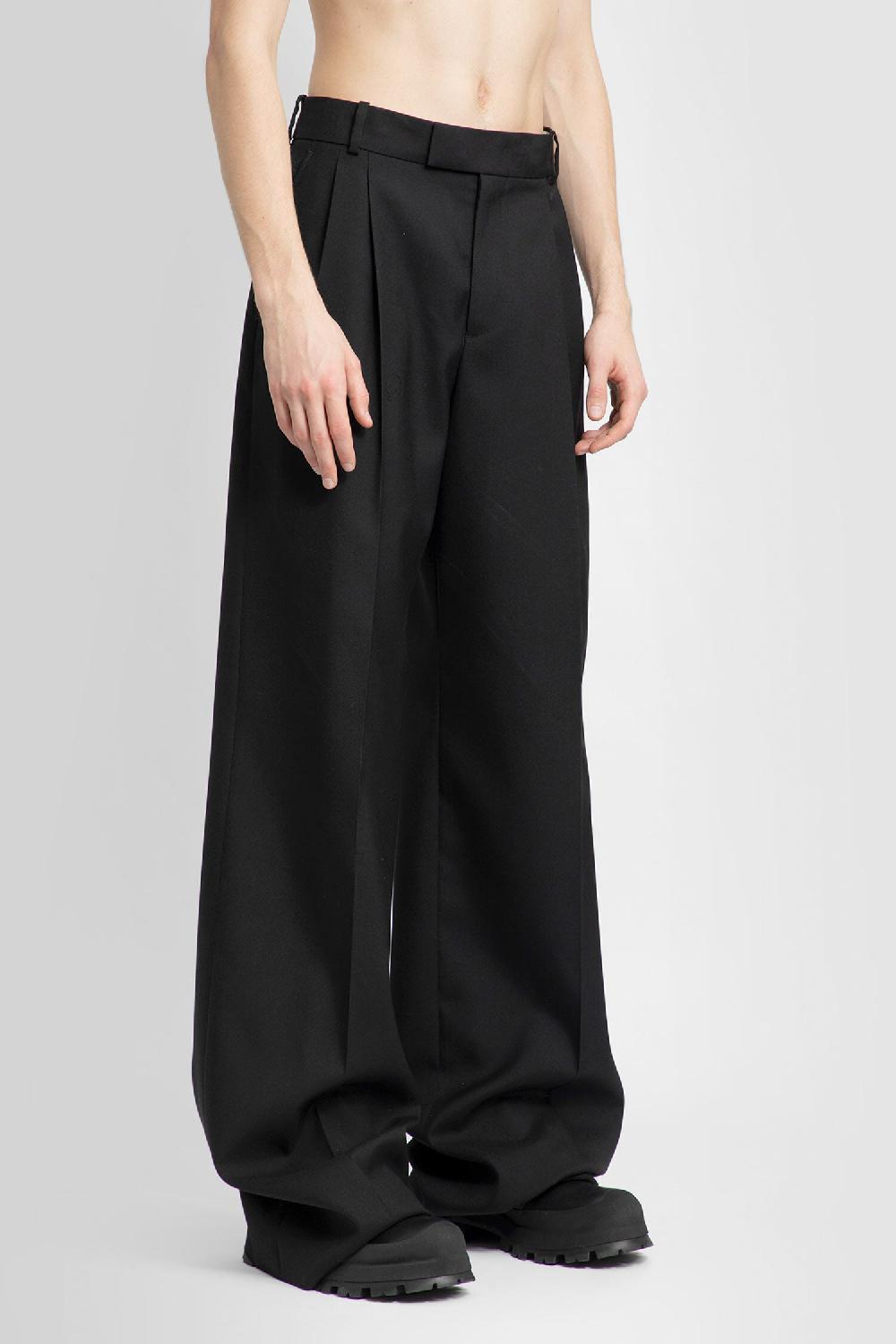 Antonioli ALEXANDER MCQUEEN MAN BLACK TROUSERS Vendita