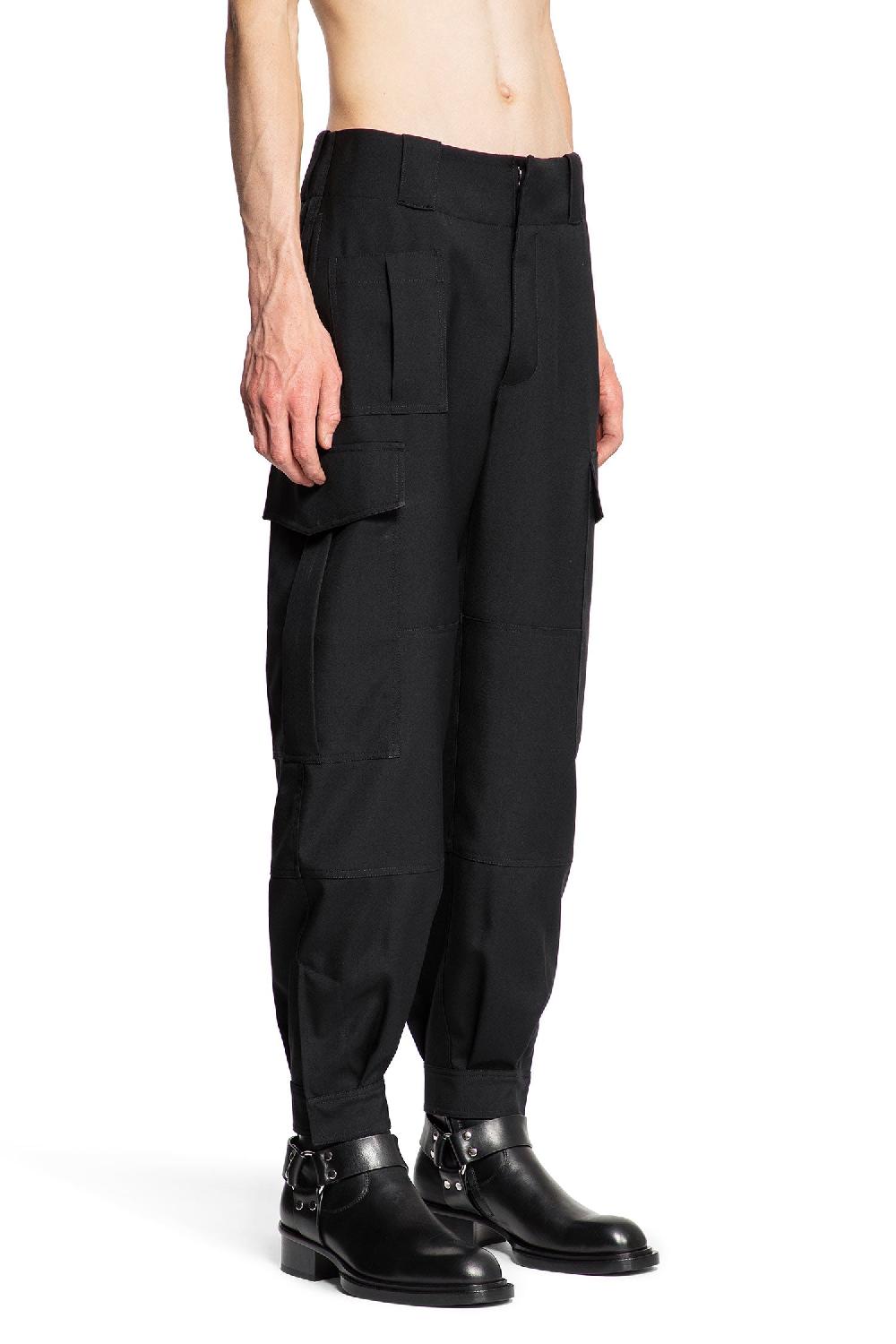 Antonioli ALEXANDER MCQUEEN MAN BLACK TROUSERS Spedizione Gratuita