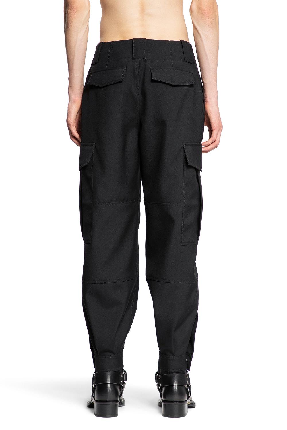 Antonioli ALEXANDER MCQUEEN MAN BLACK TROUSERS Spedizione Gratuita