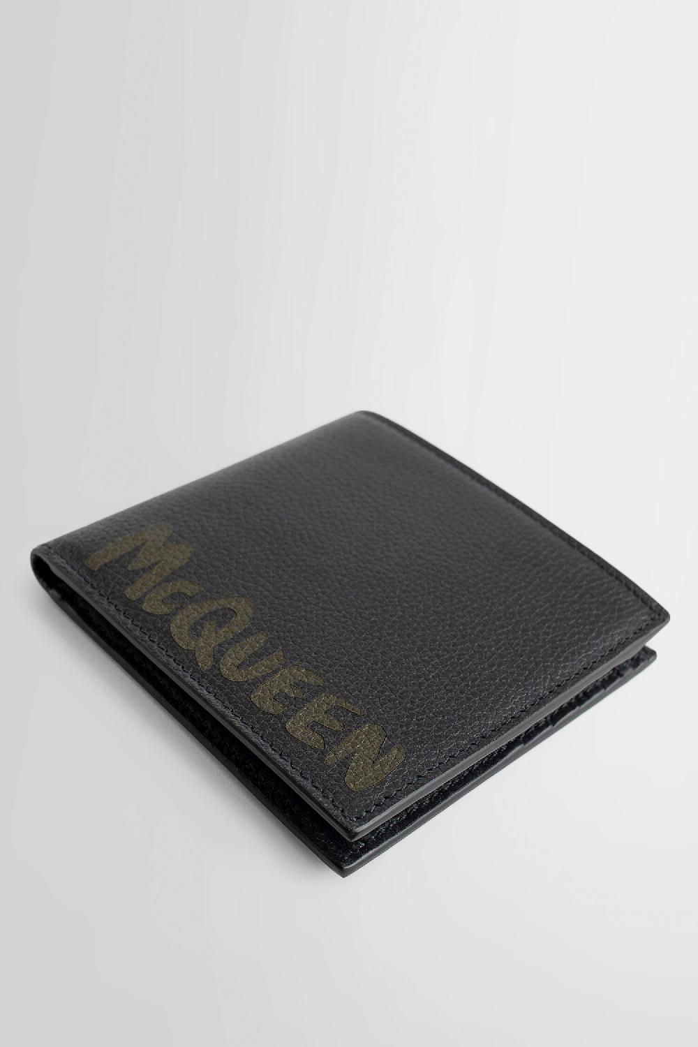 Antonioli ALEXANDER MCQUEEN MAN BLACK WALLETS & CARDHOLDERS Qualità Garantita