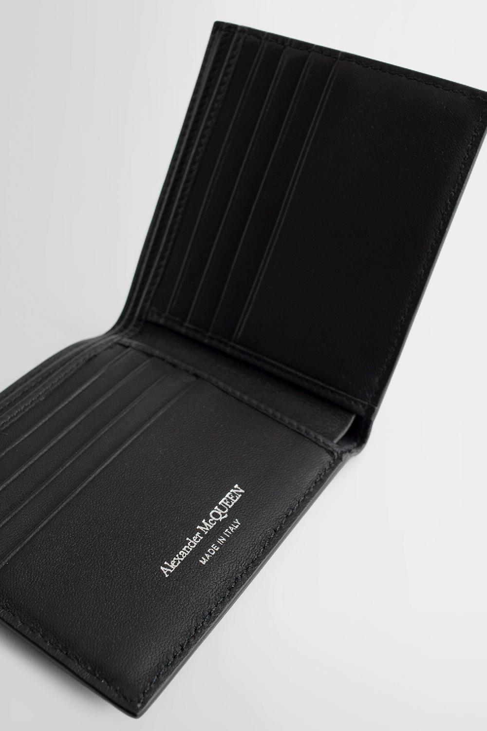 Antonioli ALEXANDER MCQUEEN MAN BLACK WALLETS & CARDHOLDERS Qualità Garantita