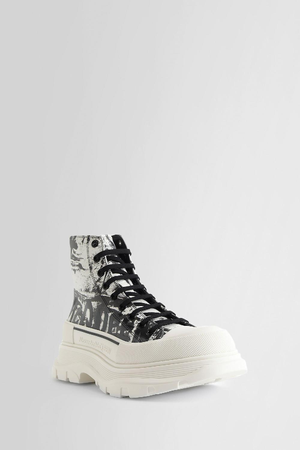 Antonioli ALEXANDER MCQUEEN MAN BLACK&WHITE BOOTS Promozione Limitata