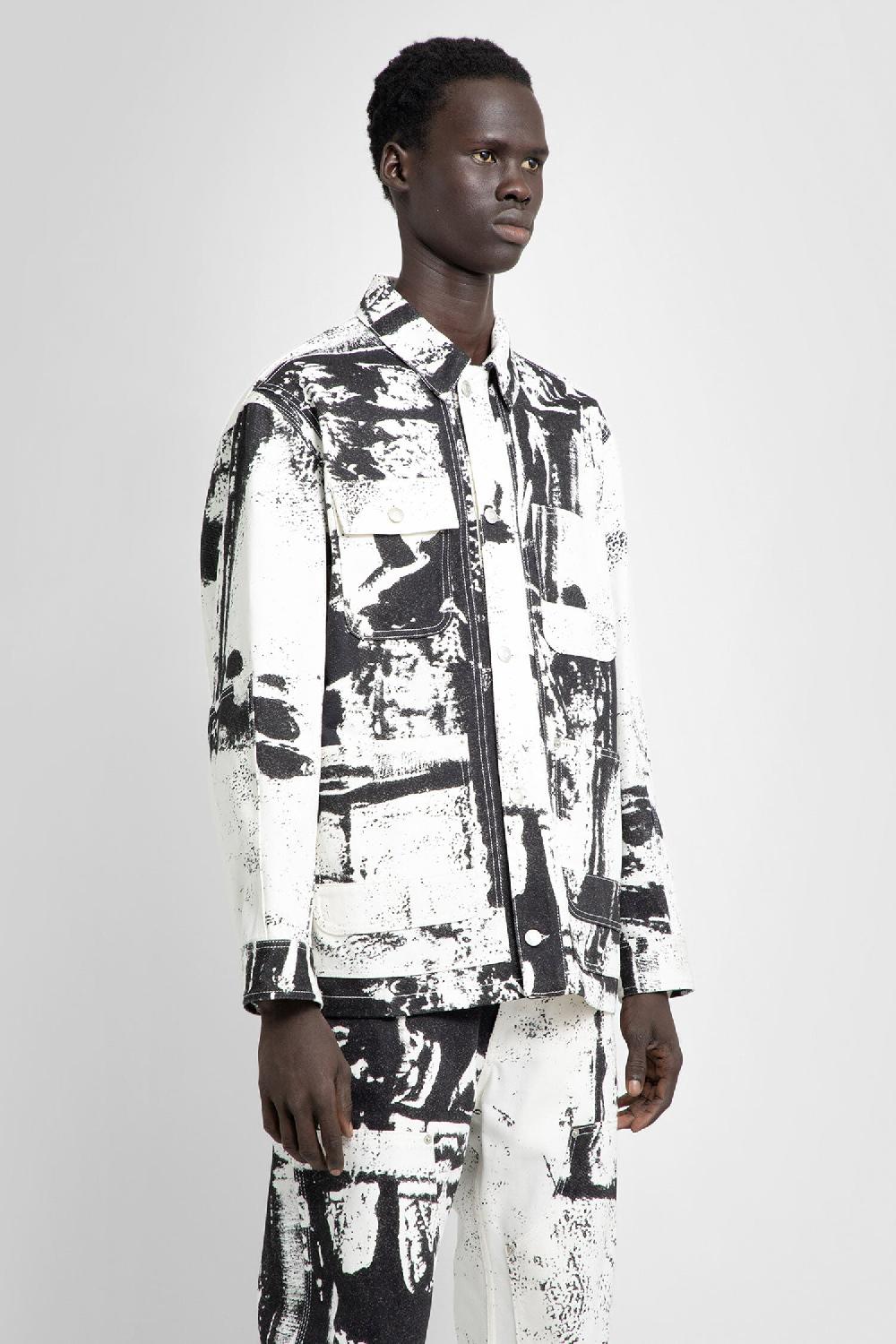 Antonioli ALEXANDER MCQUEEN MAN BLACK&WHITE JACKETS Fino Al -60%