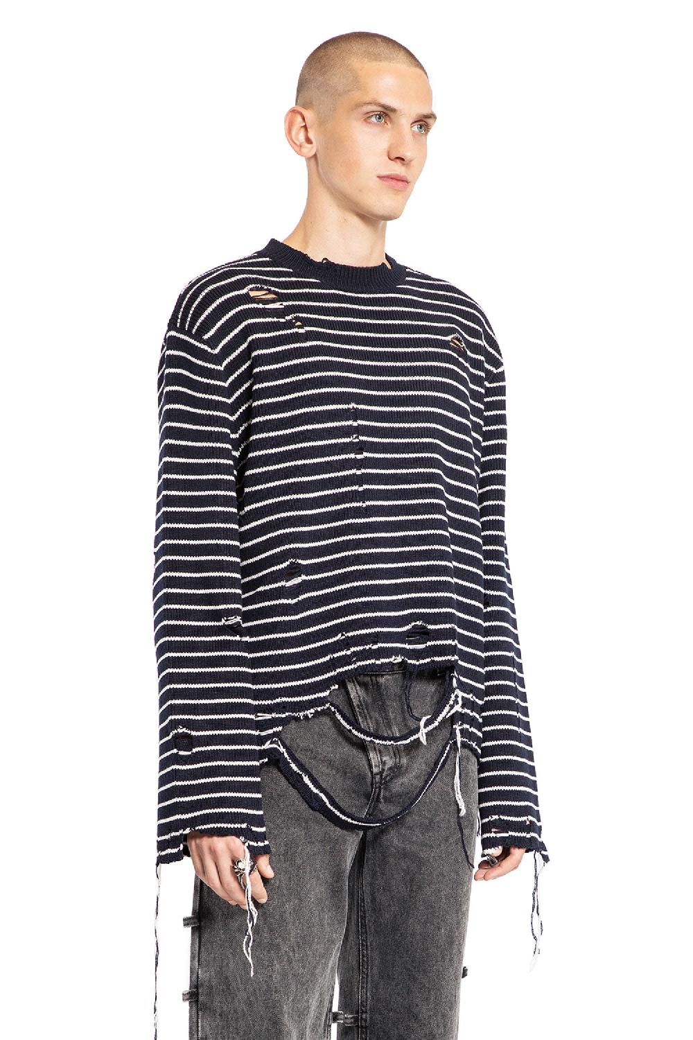 Antonioli ALEXANDER MCQUEEN MAN BLACK&WHITE KNITWEAR Affare Del Giorno
