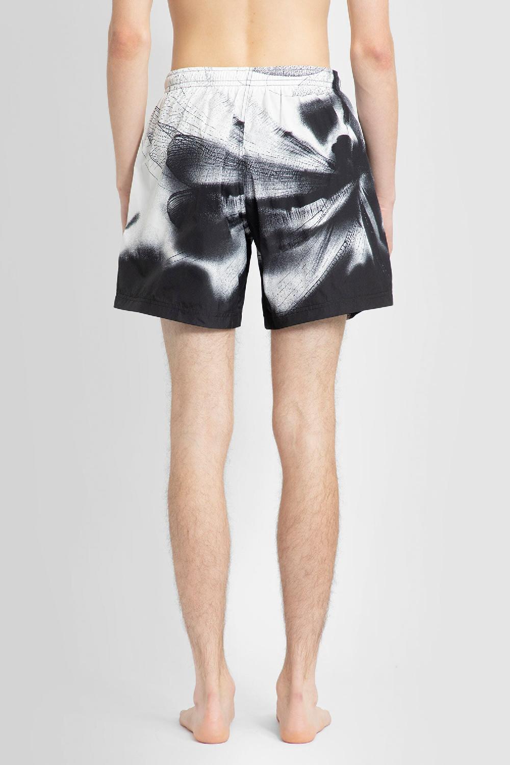 Antonioli ALEXANDER MCQUEEN MAN BLACK&WHITE SWIMWEAR Presa