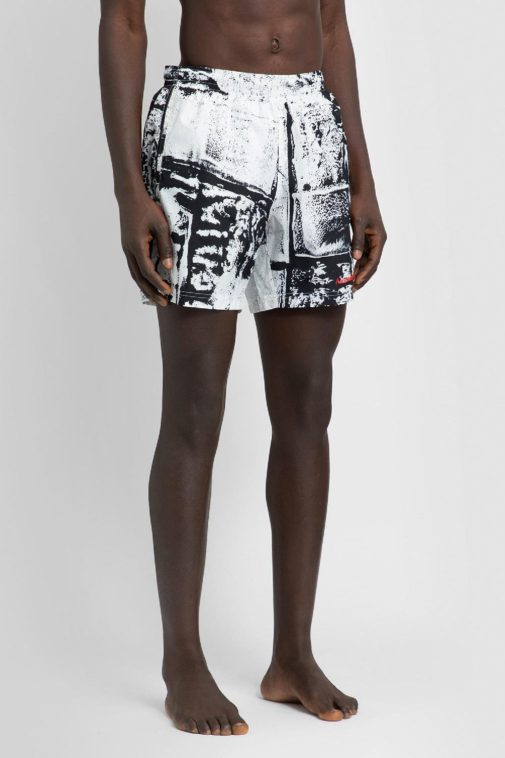 Antonioli ALEXANDER MCQUEEN MAN BLACK&WHITE SWIMWEAR Sconto