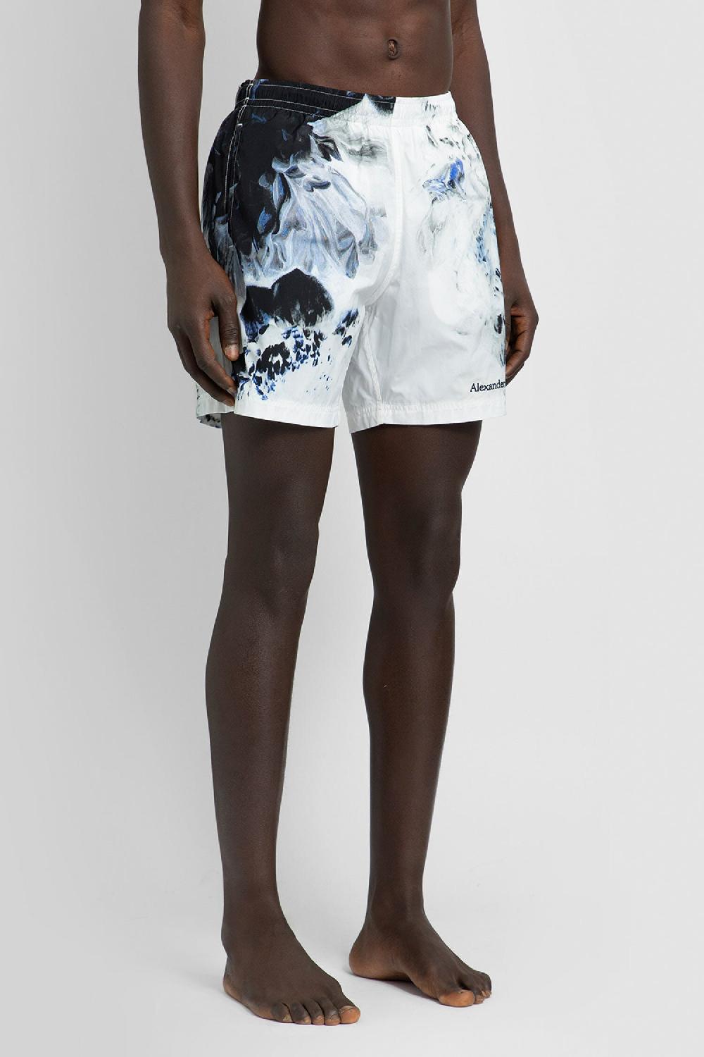 Antonioli ALEXANDER MCQUEEN MAN BLACK&WHITE SWIMWEAR Offerta