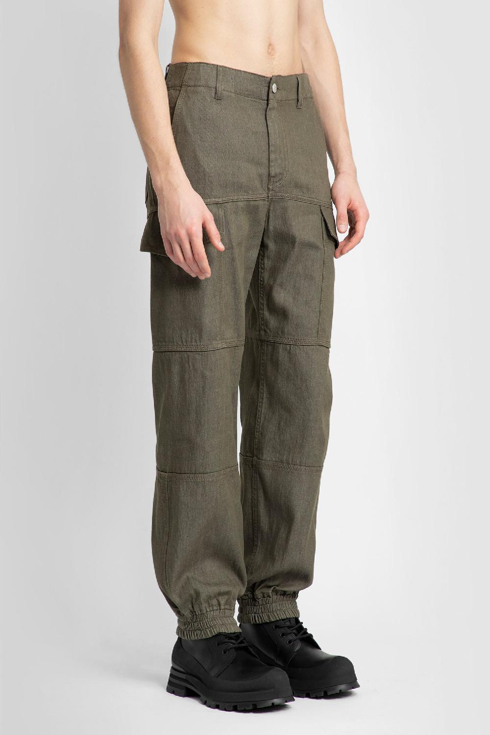 Antonioli ALEXANDER MCQUEEN MAN GREEN JEANS Economico
