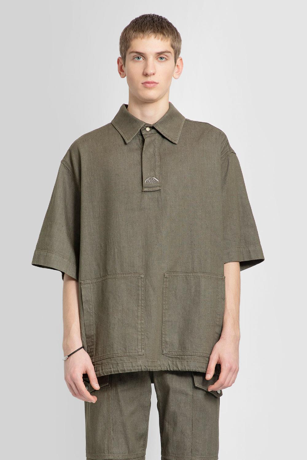 Antonioli ALEXANDER MCQUEEN MAN GREEN SHIRTS Online