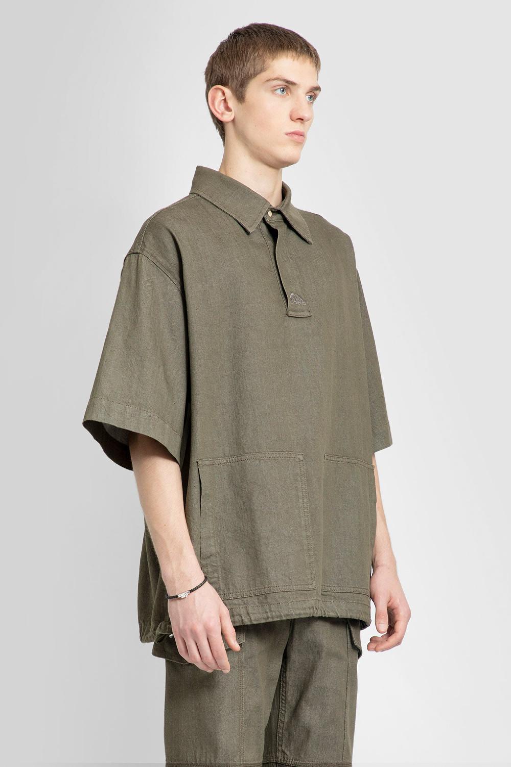 Antonioli ALEXANDER MCQUEEN MAN GREEN SHIRTS Online