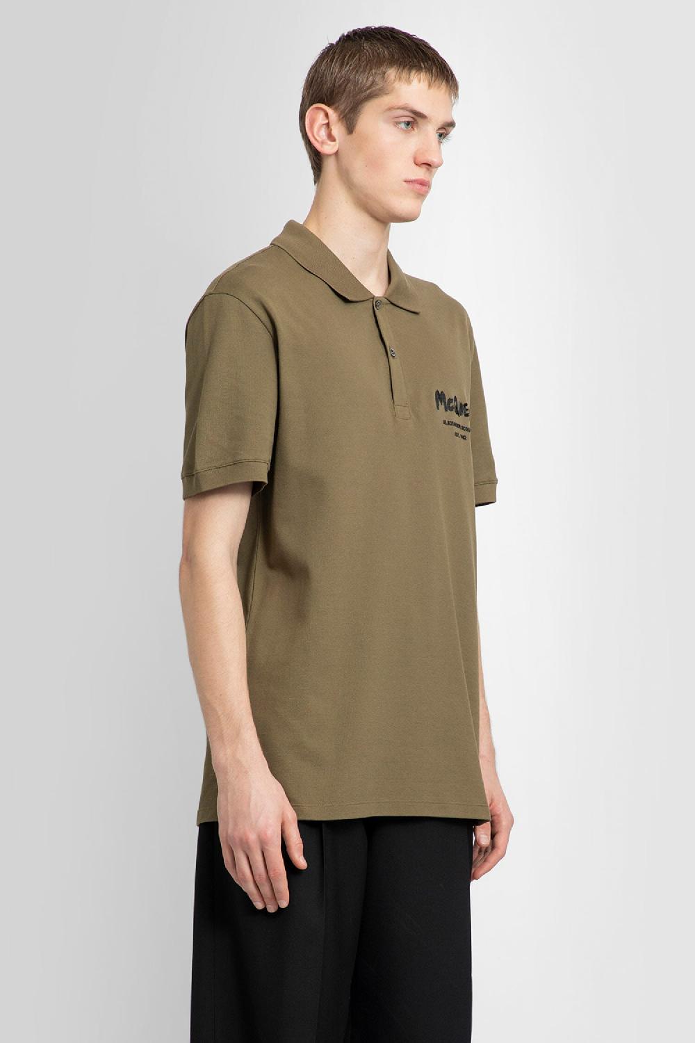 Antonioli ALEXANDER MCQUEEN MAN GREEN T-SHIRTS & TANK TOPS Outlet