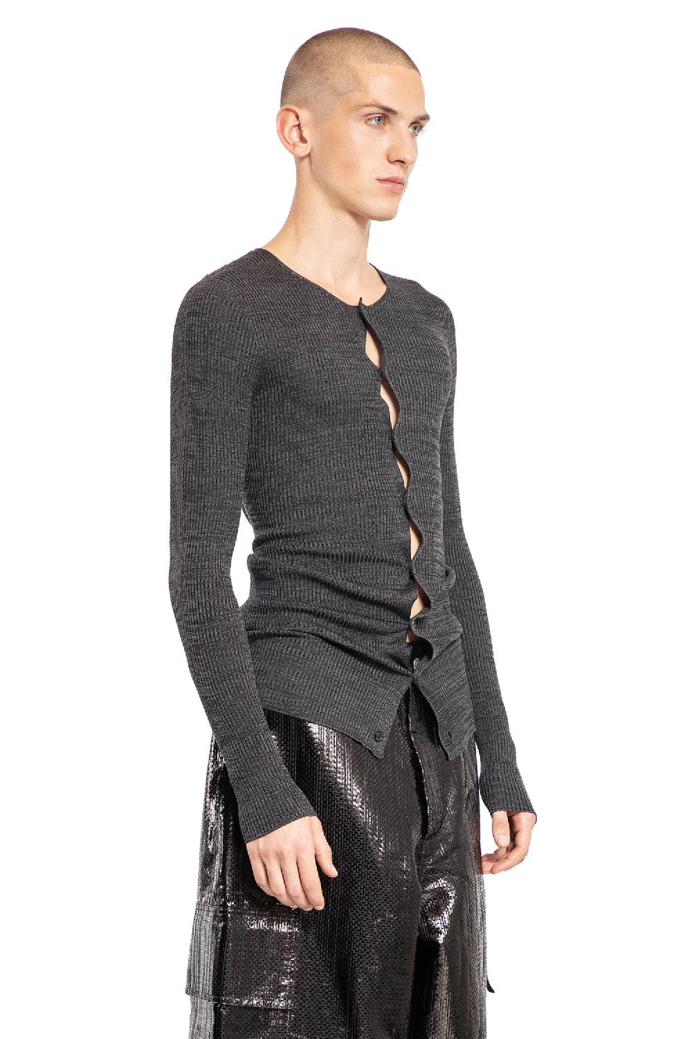 Antonioli ALEXANDER MCQUEEN MAN GREY KNITWEAR In Vendita