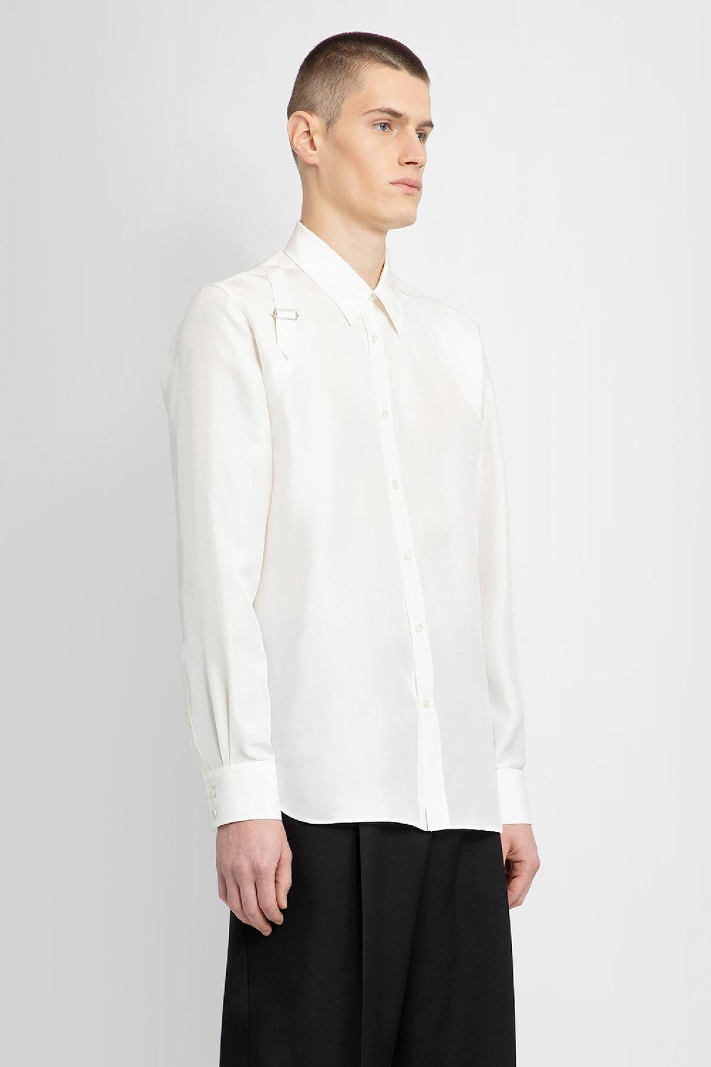Antonioli ALEXANDER MCQUEEN MAN WHITE SHIRTS Nuova