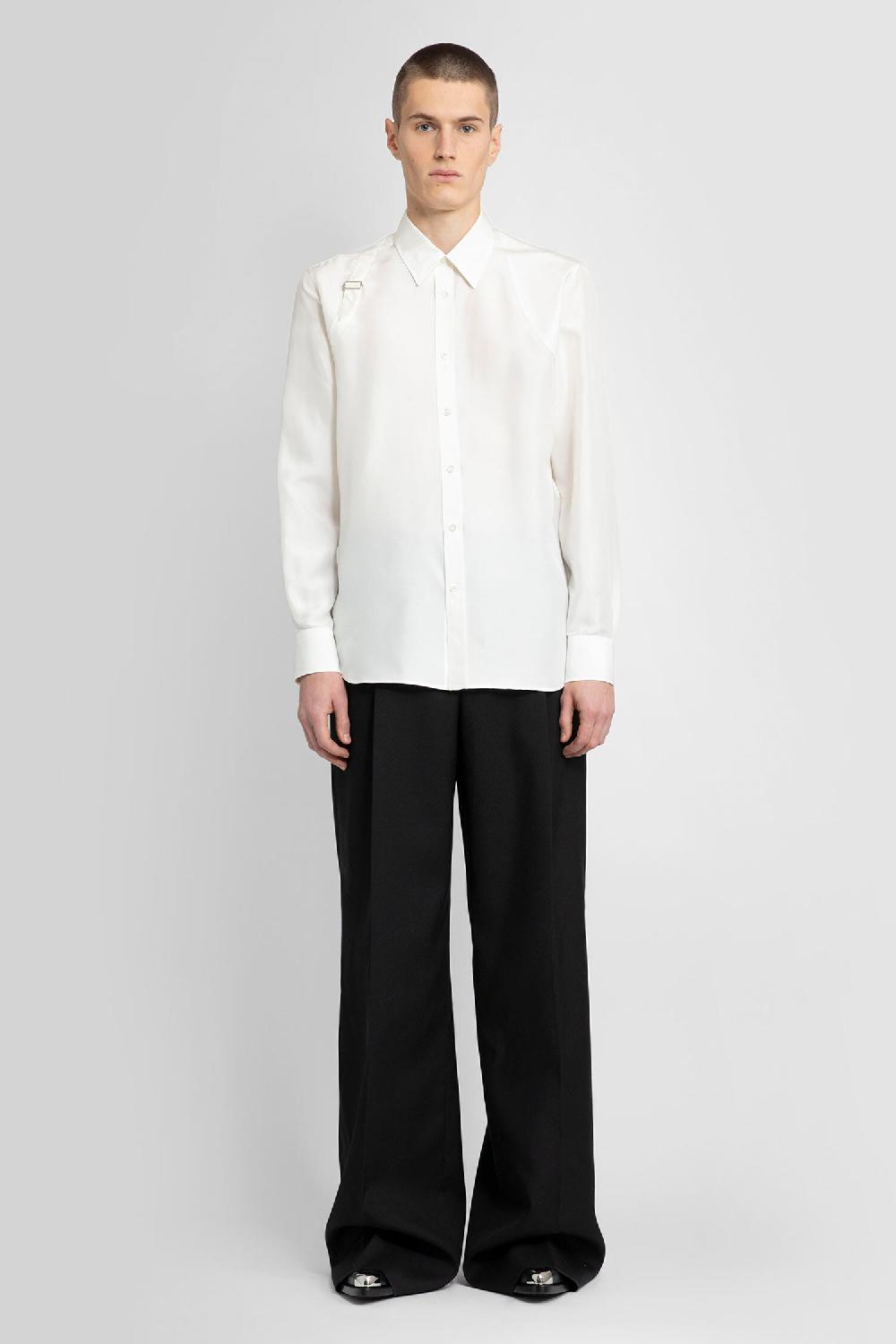 Antonioli ALEXANDER MCQUEEN MAN WHITE SHIRTS Nuova