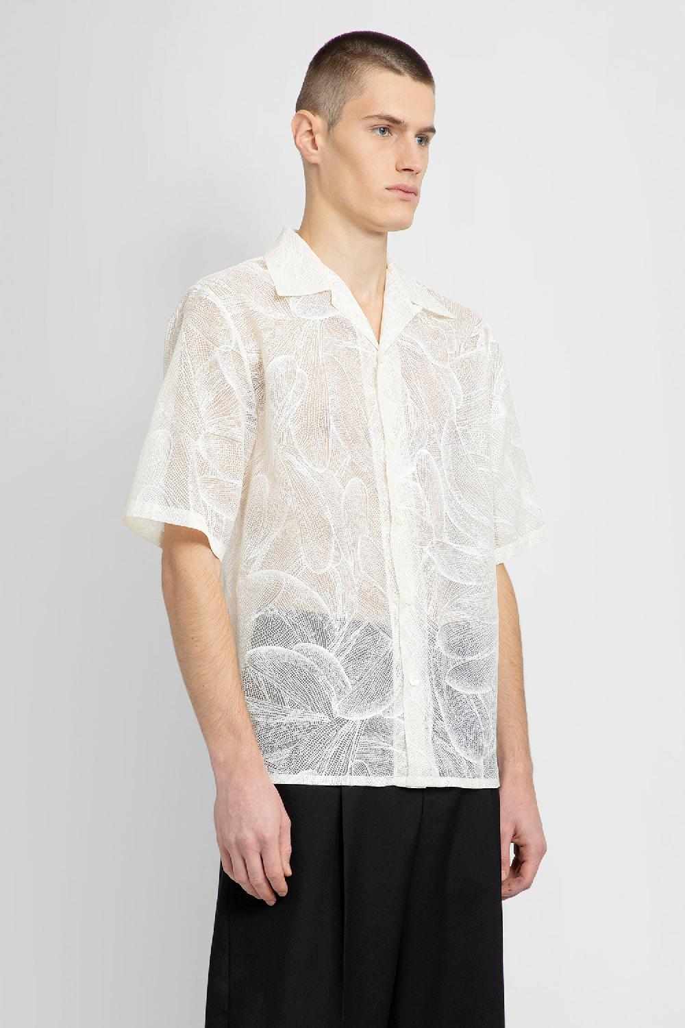 Antonioli ALEXANDER MCQUEEN MAN WHITE SHIRTS Moda
