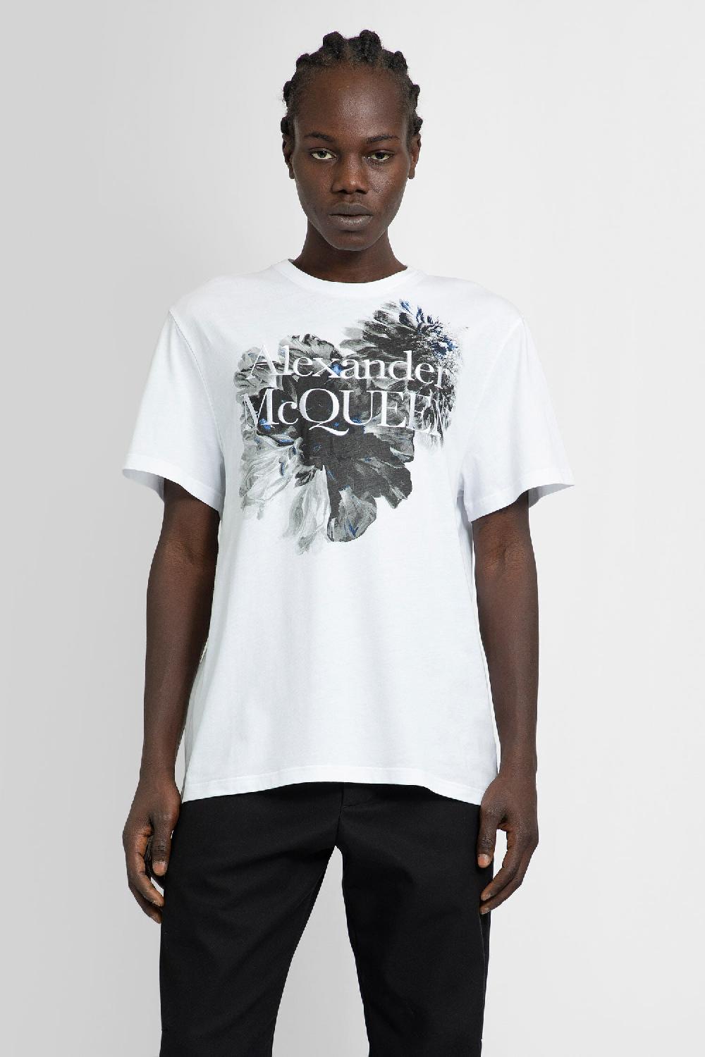 Antonioli ALEXANDER MCQUEEN MAN WHITE T-SHIRTS & TANK TOPS Promozione