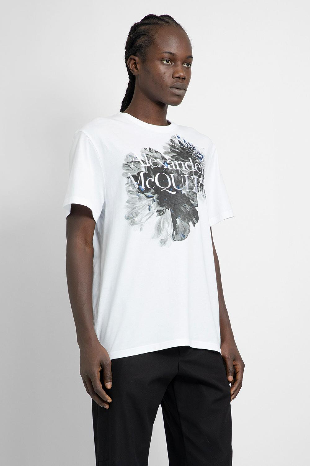 Antonioli ALEXANDER MCQUEEN MAN WHITE T-SHIRTS & TANK TOPS Promozione