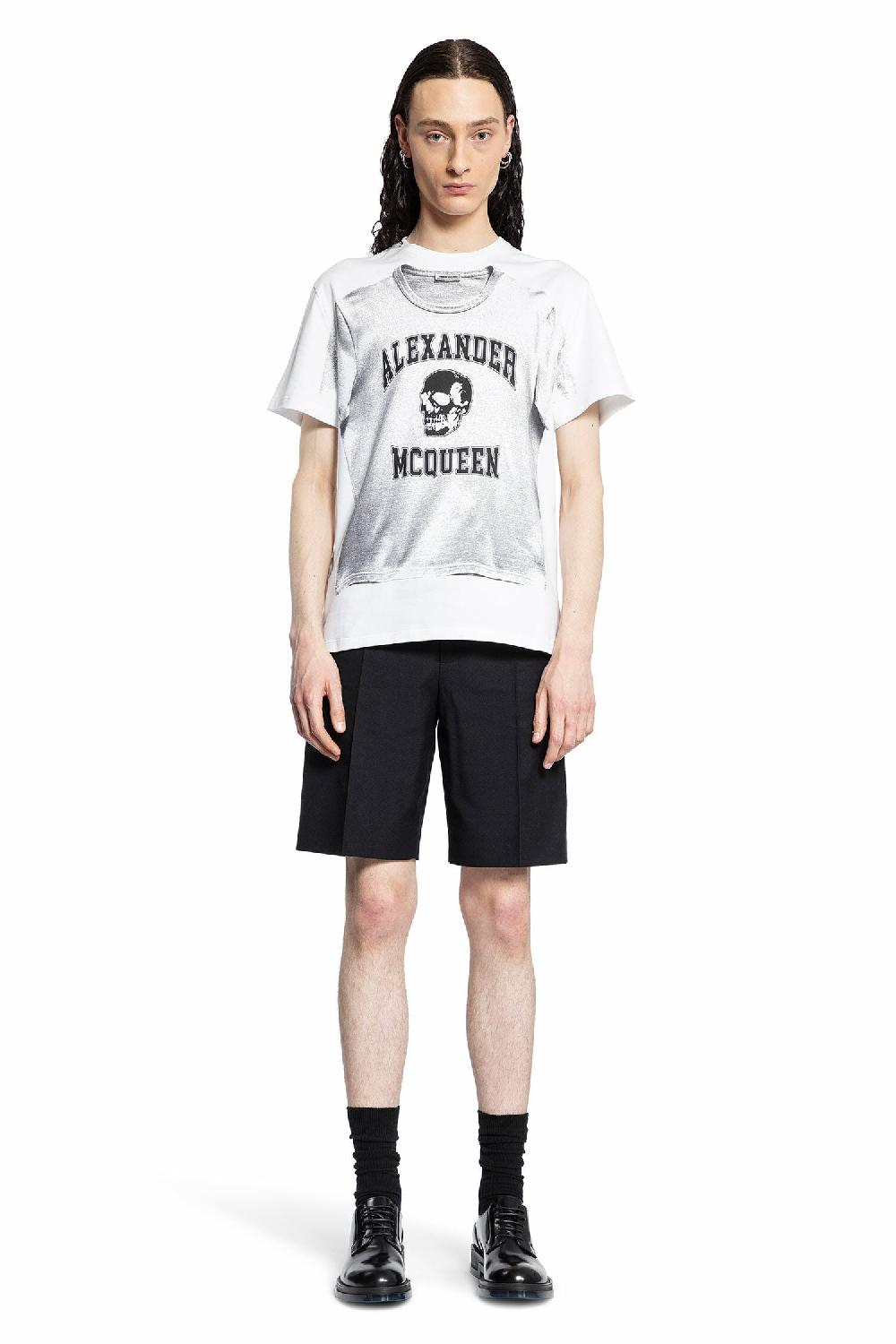 Antonioli ALEXANDER MCQUEEN MAN WHITE T-SHIRTS & TANK TOPS Spedizione Gratuita