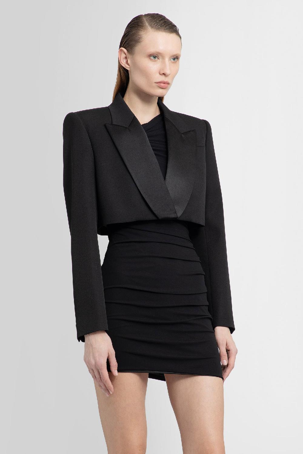 Antonioli ALEXANDER MCQUEEN WOMAN BLACK BLAZERS Qualità Garantita