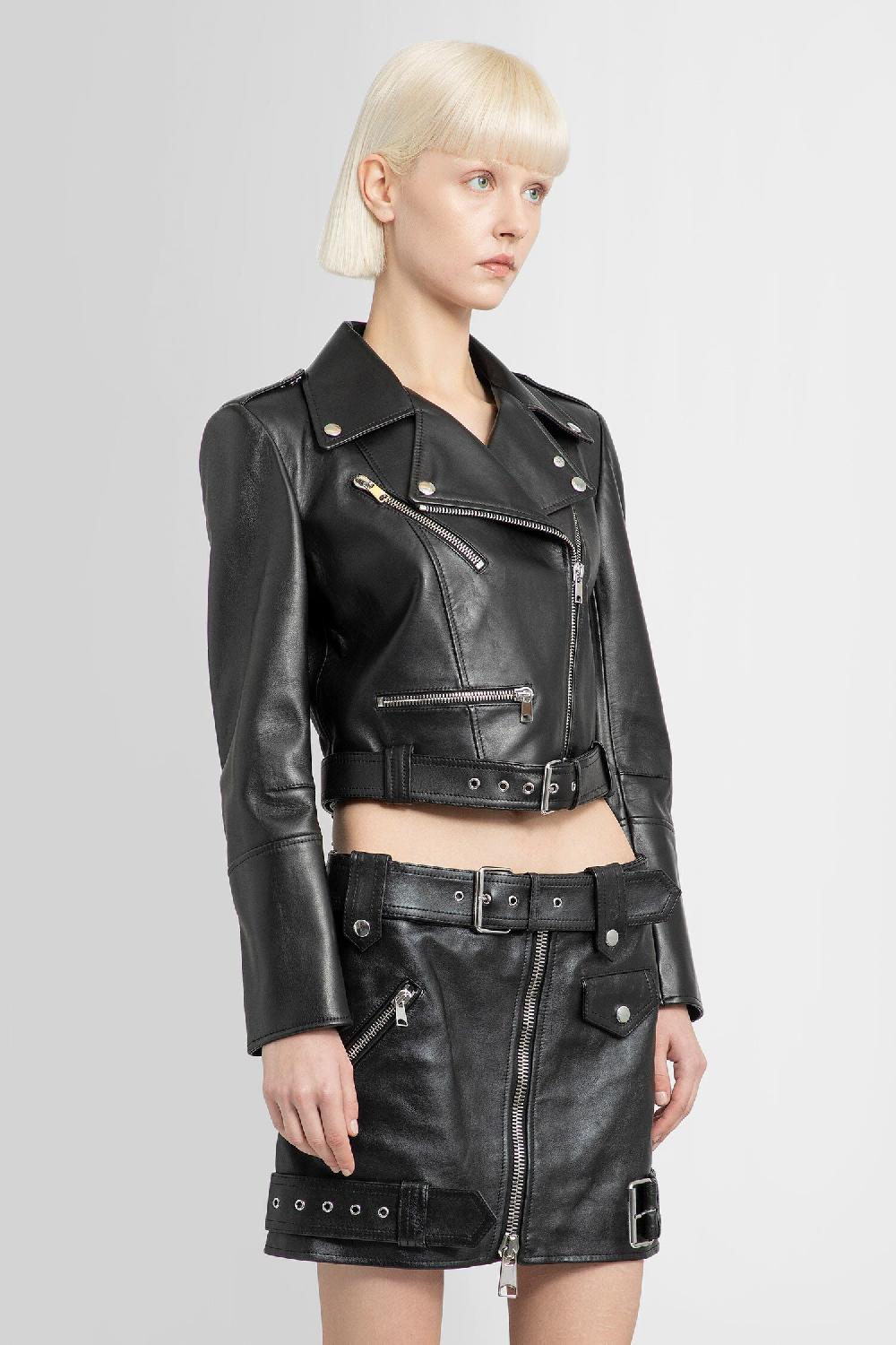 Antonioli ALEXANDER MCQUEEN WOMAN BLACK JACKETS Novità
