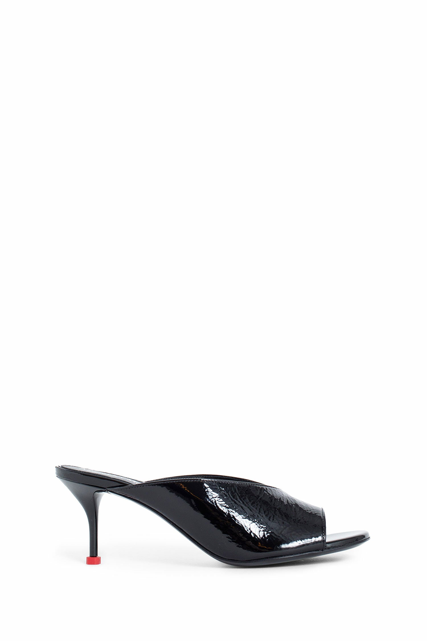 Antonioli ALEXANDER MCQUEEN WOMAN BLACK MULES In Vendita